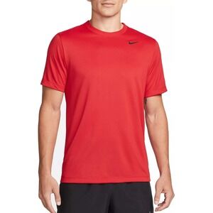 Nike Dri-FIT Mens Training T-Shirt University Red Short Sleeve AR6029-657 Large